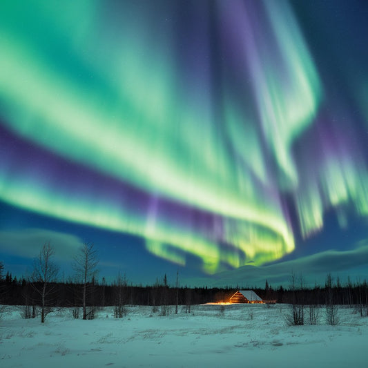 A Northern Lights Halftone AI T-Shirt Graphics Tutorial
