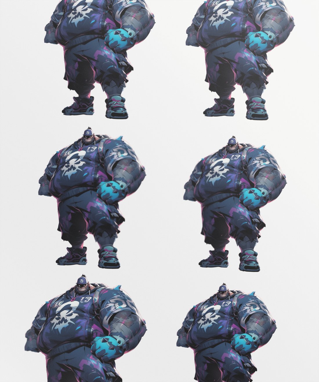 obese disney villain as full-length football player_TH8DGd - Image 1