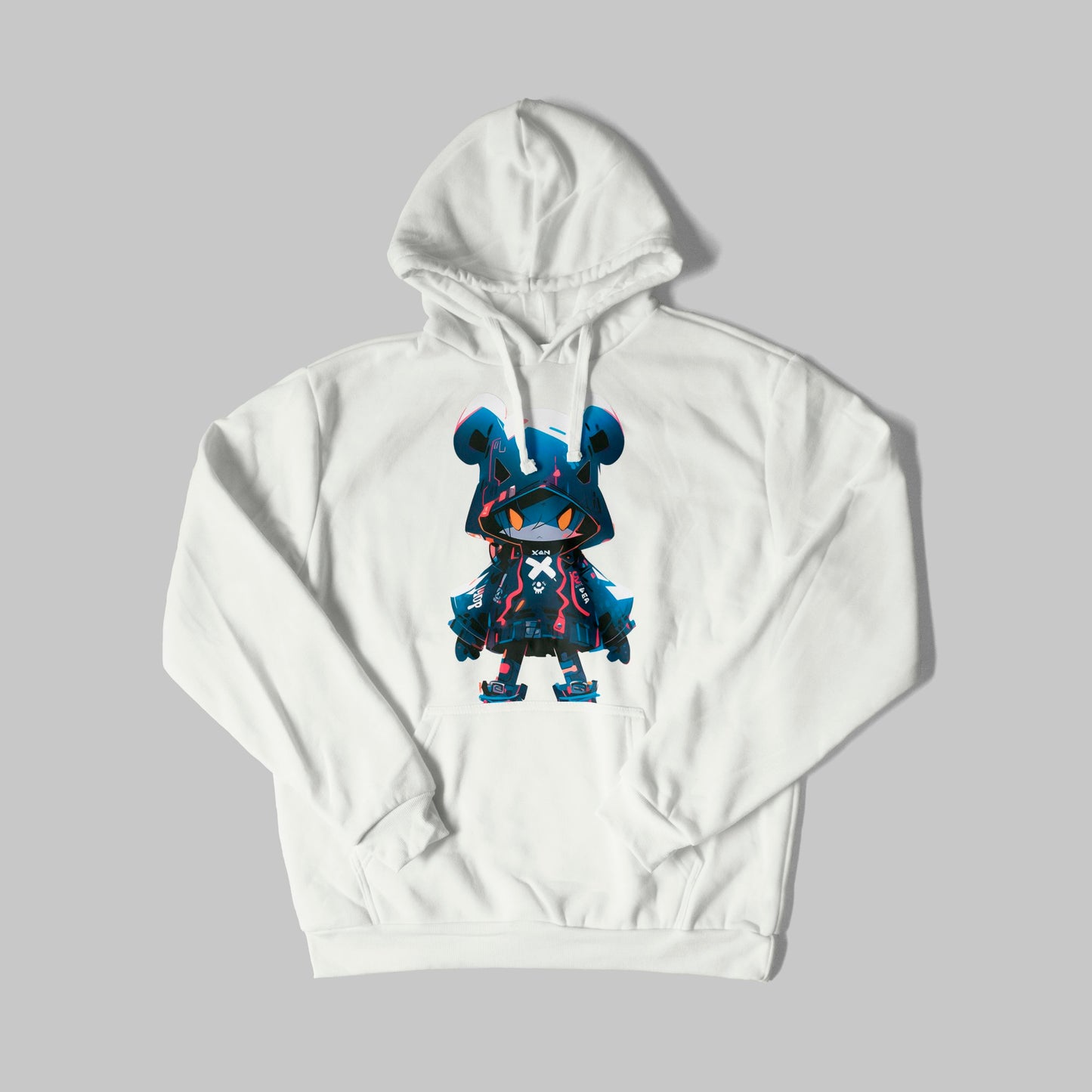 whimsical-black-hooded-jacket-cartoon-character - Image 4