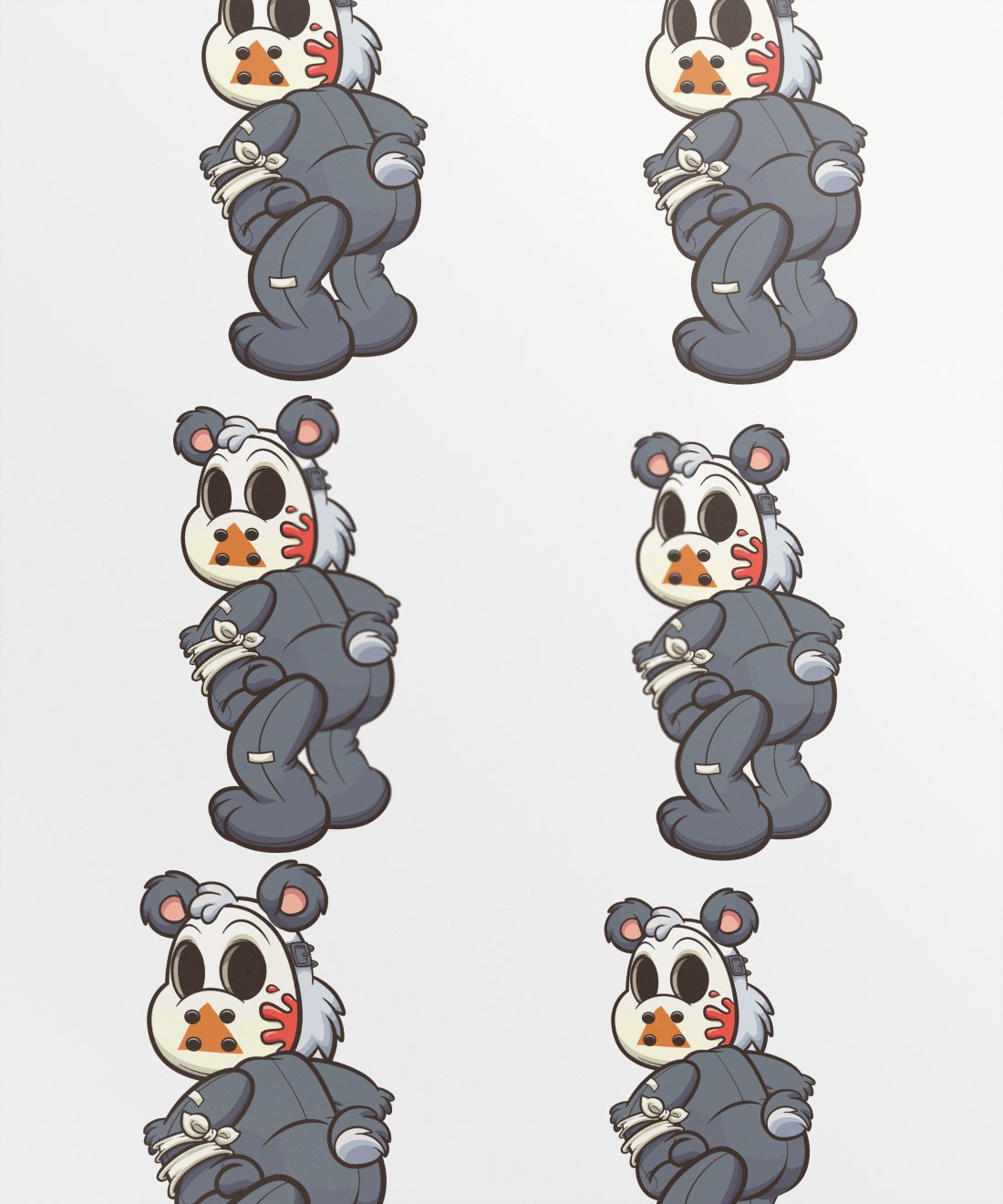 whimsical-cartoon-character-in-tuxedo-standing-in-room - Image 1