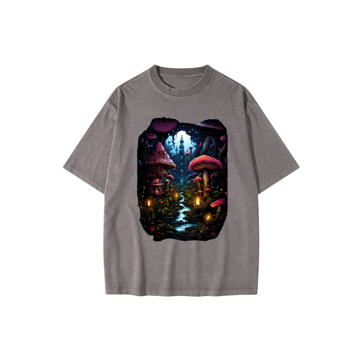 neon mushroom kingdom_ dark waters and abundant fungi_MVT1o4 - Front