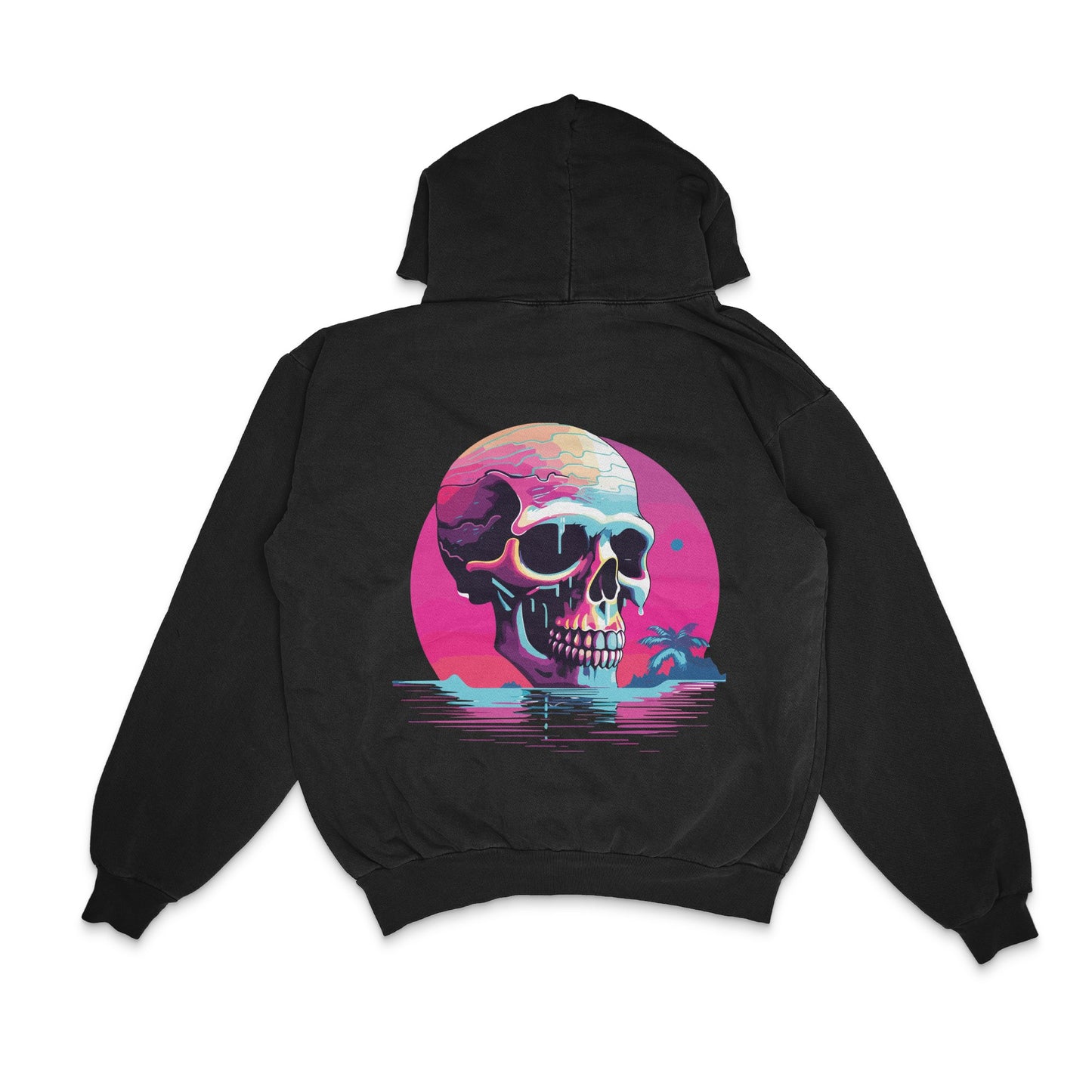 tropical-island-skull-art-colorful-cartoon-graphic-novel-illustration - Back