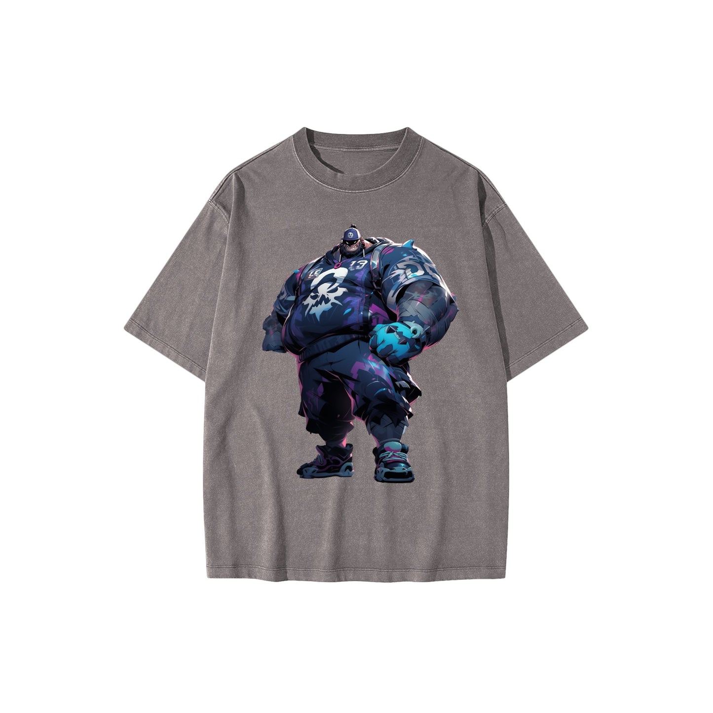 obese disney villain as full-length football player_TH8DGd - Front