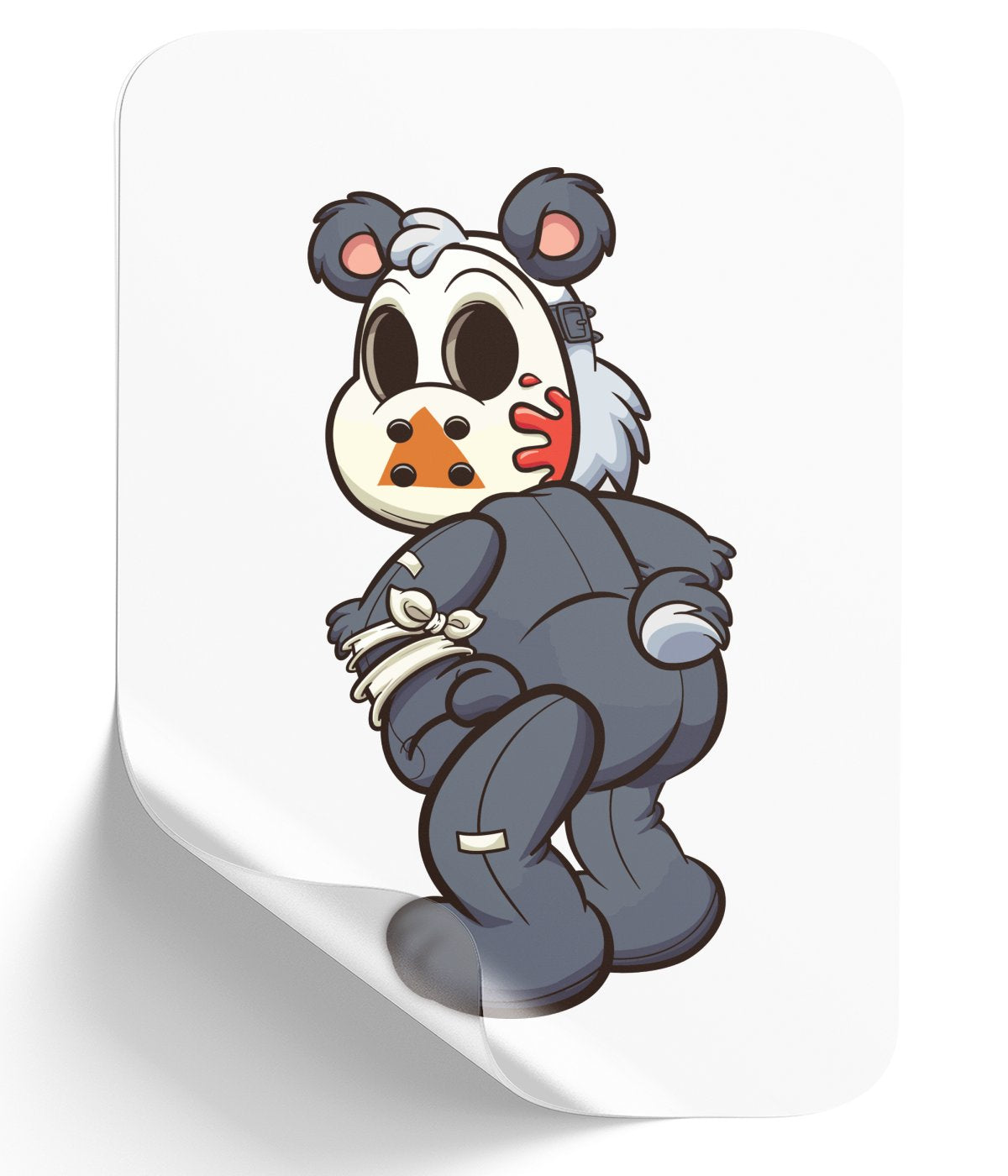 whimsical-cartoon-character-in-tuxedo-standing-in-room - DTF Single Peel WB