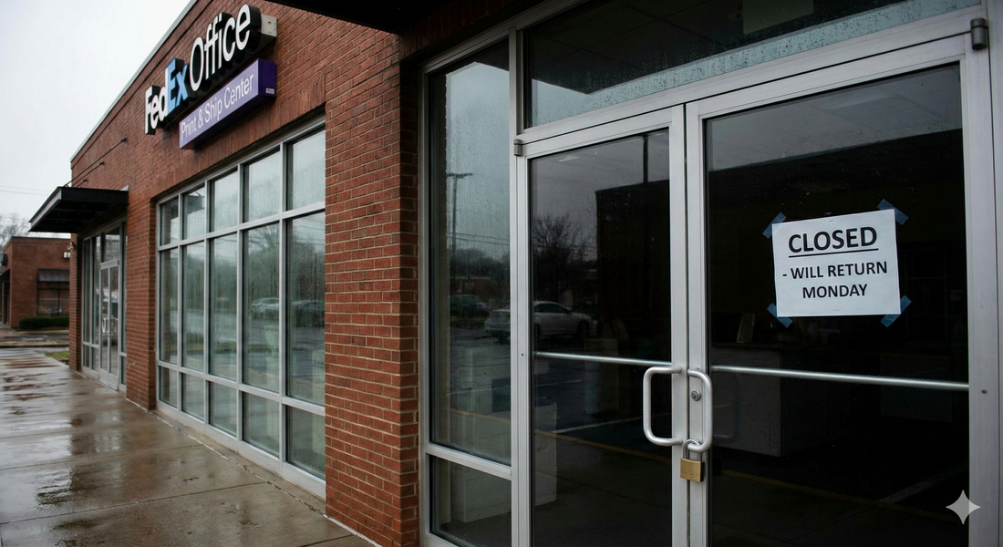 FedEx holiday schedule 2026 closures and modified service days