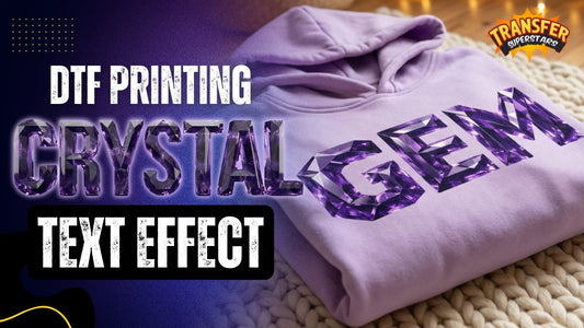 How to Create a Realistic Crystal Gem Print Effect Using AI for DTF Printing