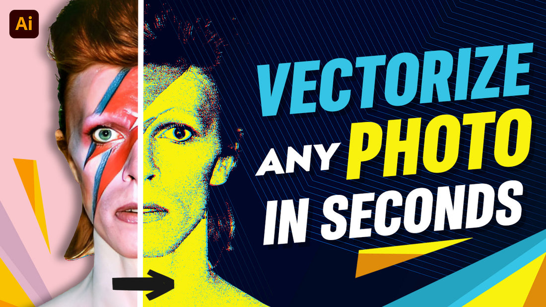 Vector Graphic Adobe Illustrator 101: How to Vectorize an Image in Illustrator and Photoshop!