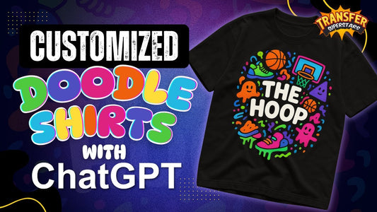 How We Created a Custom Doodle Shirt Using AI and DTF Printing
