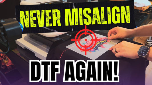 Perfect DTF Heat Press Alignment: A Clear Guide for Straight Transfers Every Time