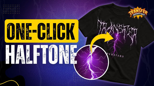 One Click Halftone for Cleaner DTF Transfers: Make Your Designs Pop