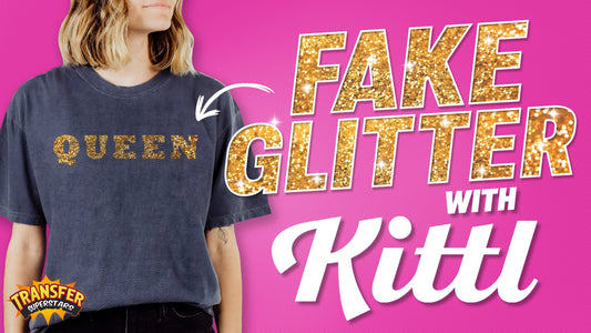 Create Custom Fake Glitter DTF Transfer Designs: Quick KITTL AI Tutorial