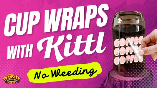 DIY UV DTF Cup Wrap Kittl Tutorial: No Weeding Required