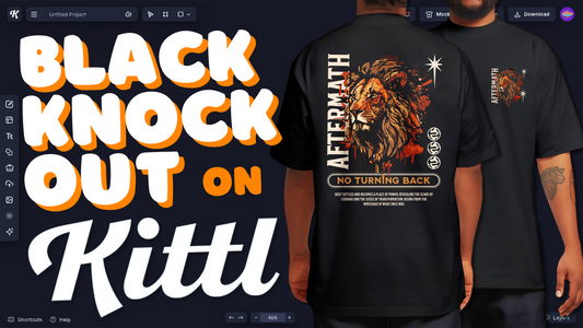 DTF Decoded: Ultimate Guide to Black Knockout Halftoning Techniques for KITTL Designs
