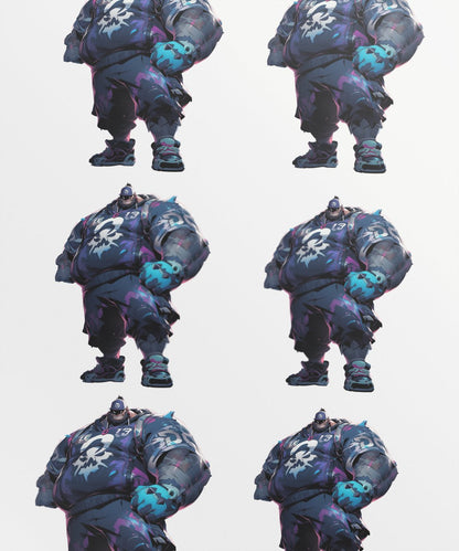 obese disney villain as full-length football player_TH8DGd - Image 1