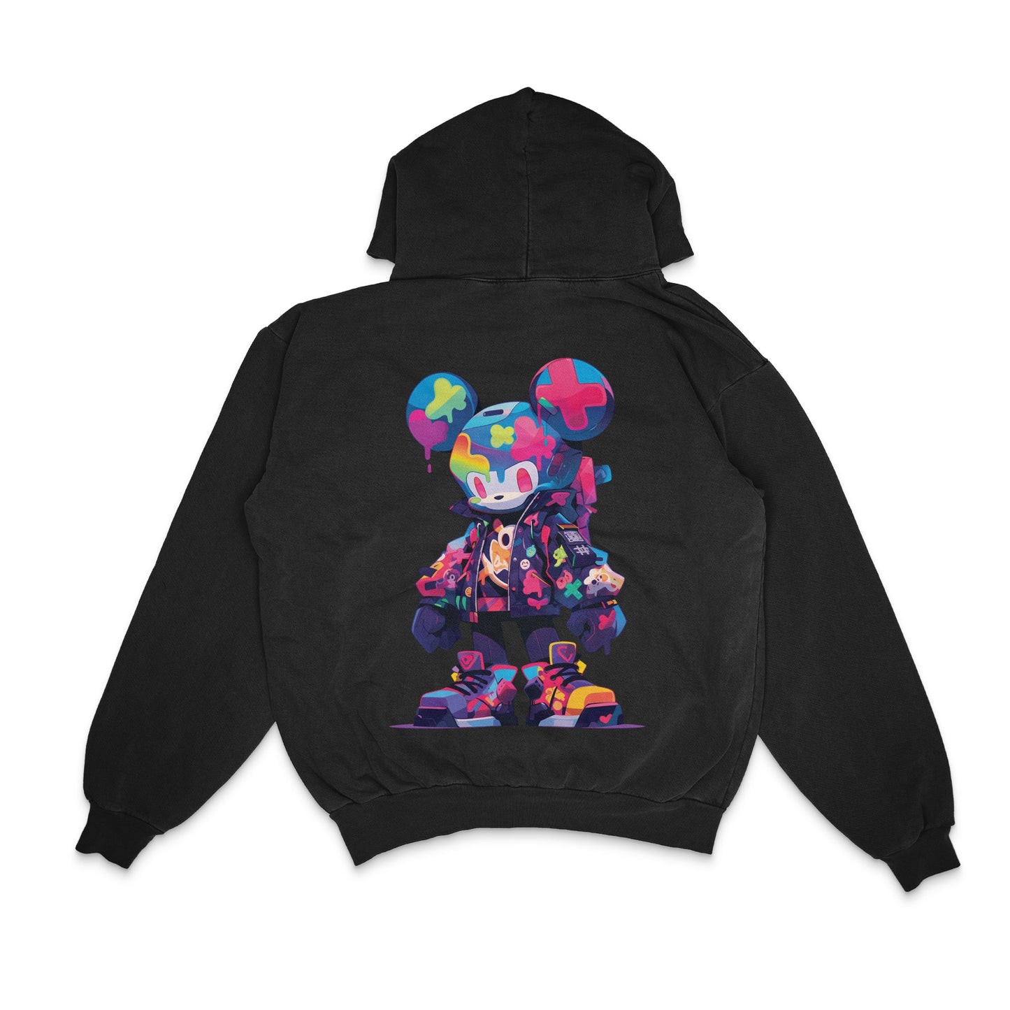mickey-mouse-robot-character-in-colorful-jacket-vibrant-cartoon-art - Back
