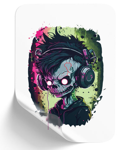 musical-skeleton_-unique-artistic-design-with-headphones - DTF Single Peel WB