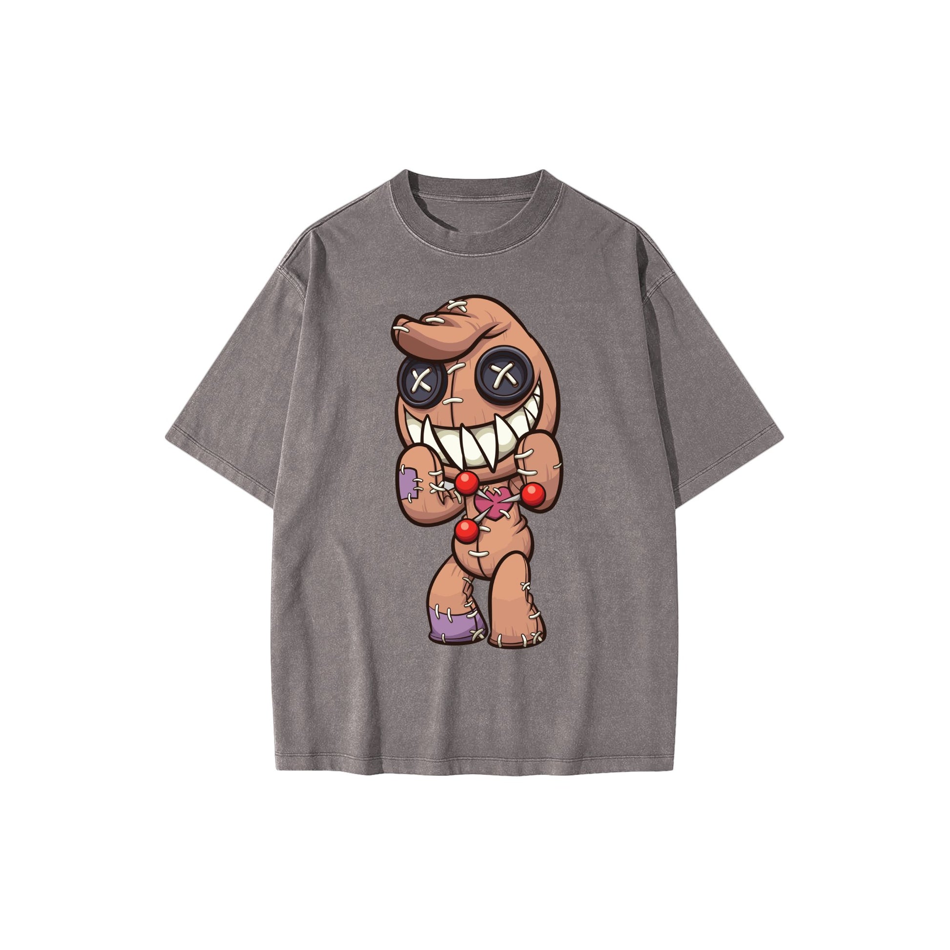scary-teddy-ragdoll-with-heart-shaped-mouth-and-playful-scissors - Front