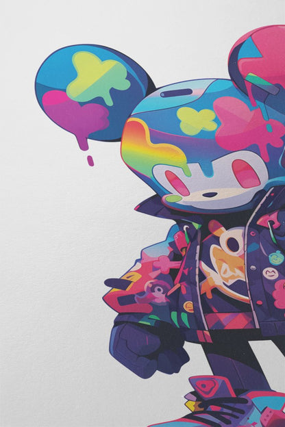 mickey-mouse-robot-character-in-colorful-jacket-vibrant-cartoon-art - Image 2
