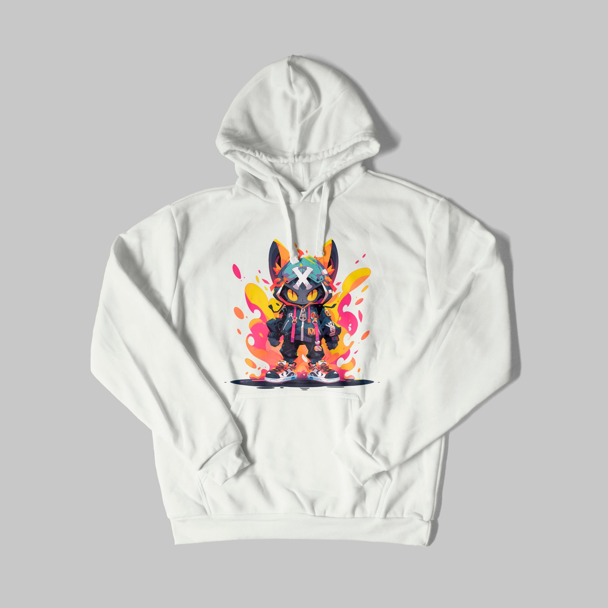 kidrobot cartoon cat hypebeast hoodie & sneakers outfit_7qSdiz - Image 4