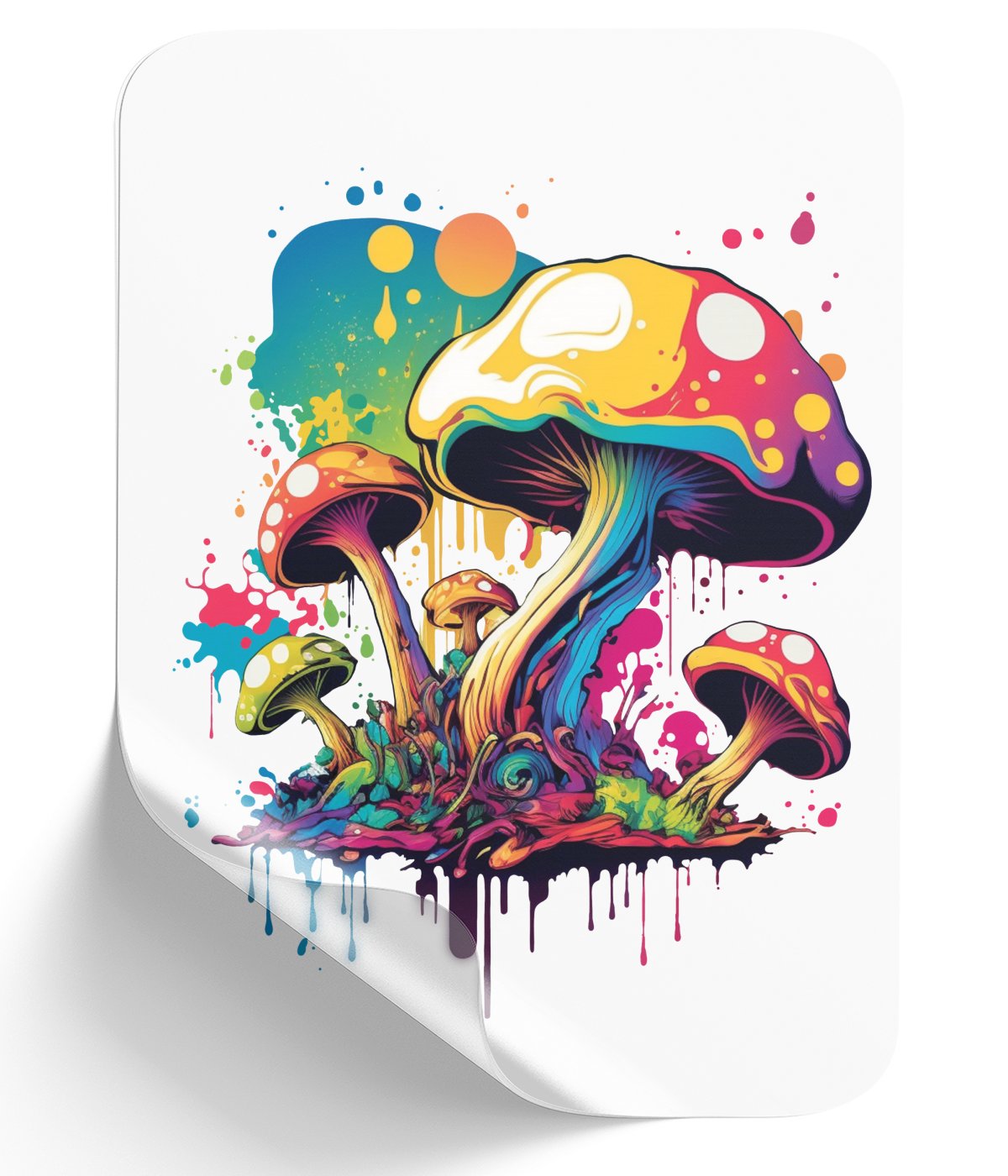 vibrant-mushroom-forest-artwork_-a-surreal-and-psychedelic-landscape - DTF Single Peel WB