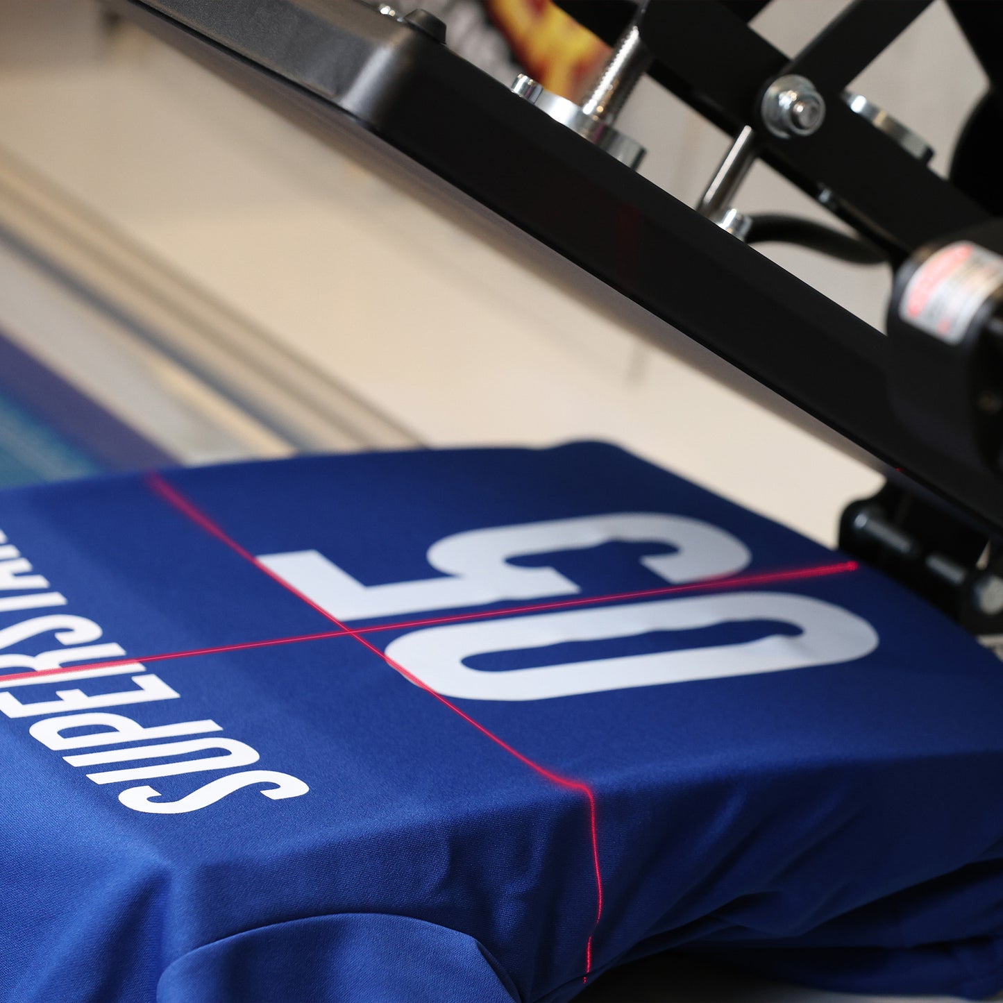 Heat Press Laser Guide System