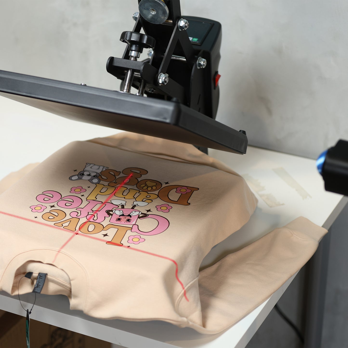 Heat Press Laser Guide System