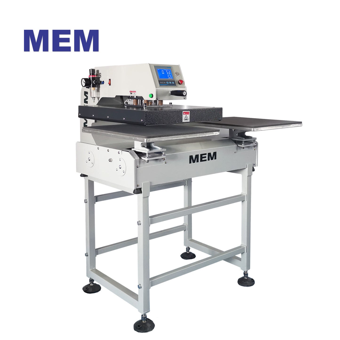 Dual-Platen 16"x20" Semi-Auto DTF Pneumatic Heat Press Machine