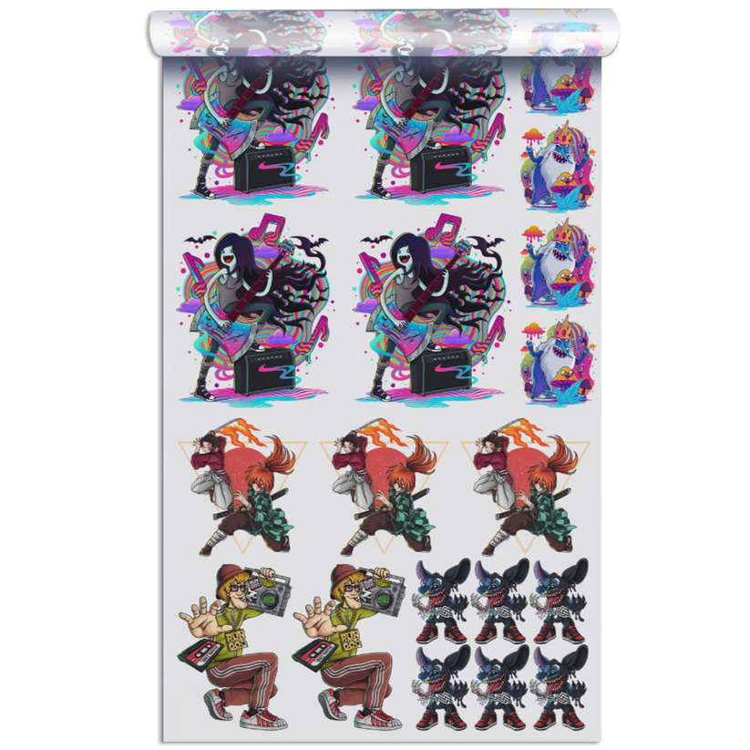 Build Your Own UV DTF Sticker Gang Sheet | UV DTF For Hard Surfaces ...