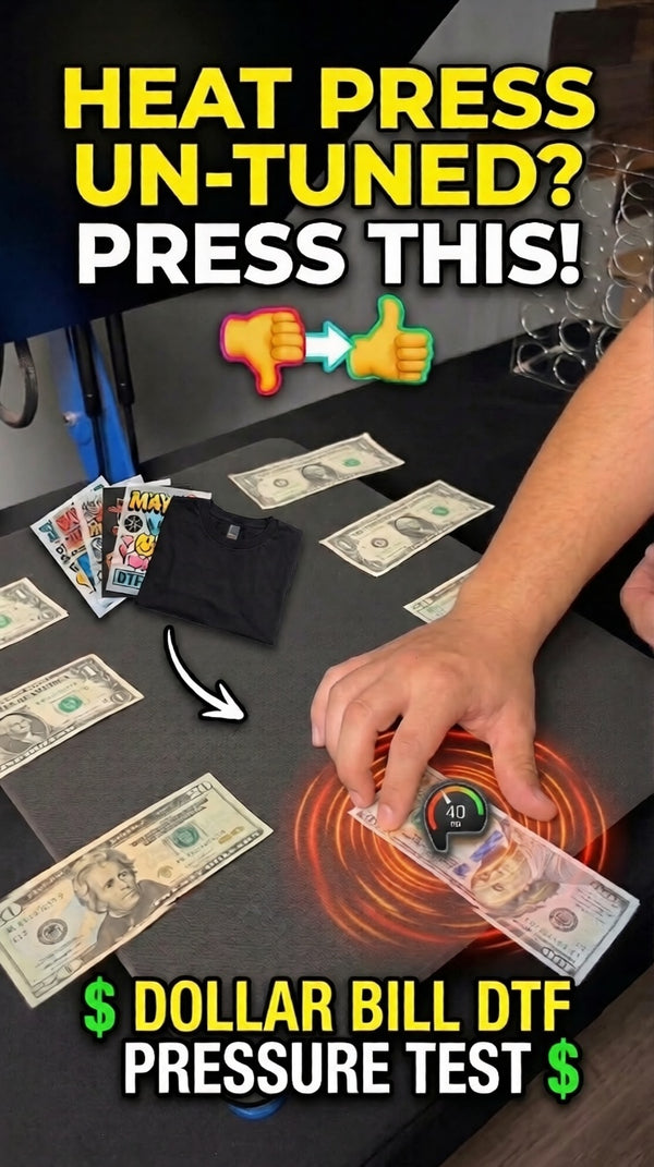 Peel, press, done — applying your first DTF transfer