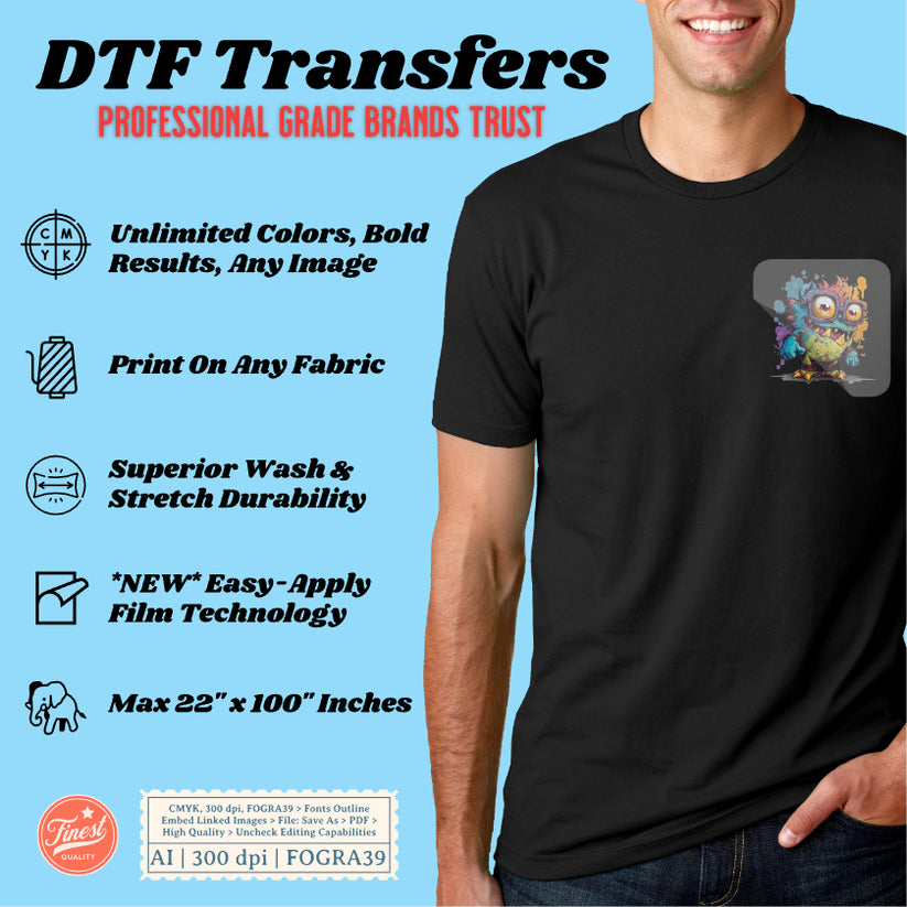 Sample Pack — DTF Transfers for Clothing — Direct to Film Heat ...