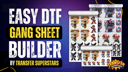 DTF Transfer Online Gang Sheet Builder PRO For Clothing