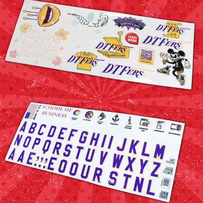 Sample Pack | UV DTF Stickers for Hard Surfaces