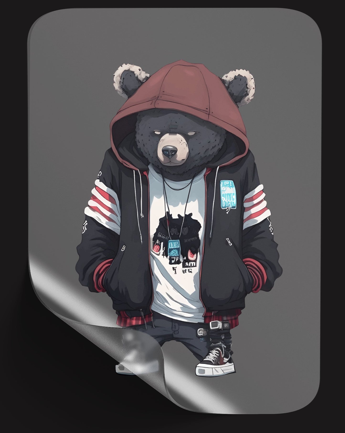 black-bear-mascot-front